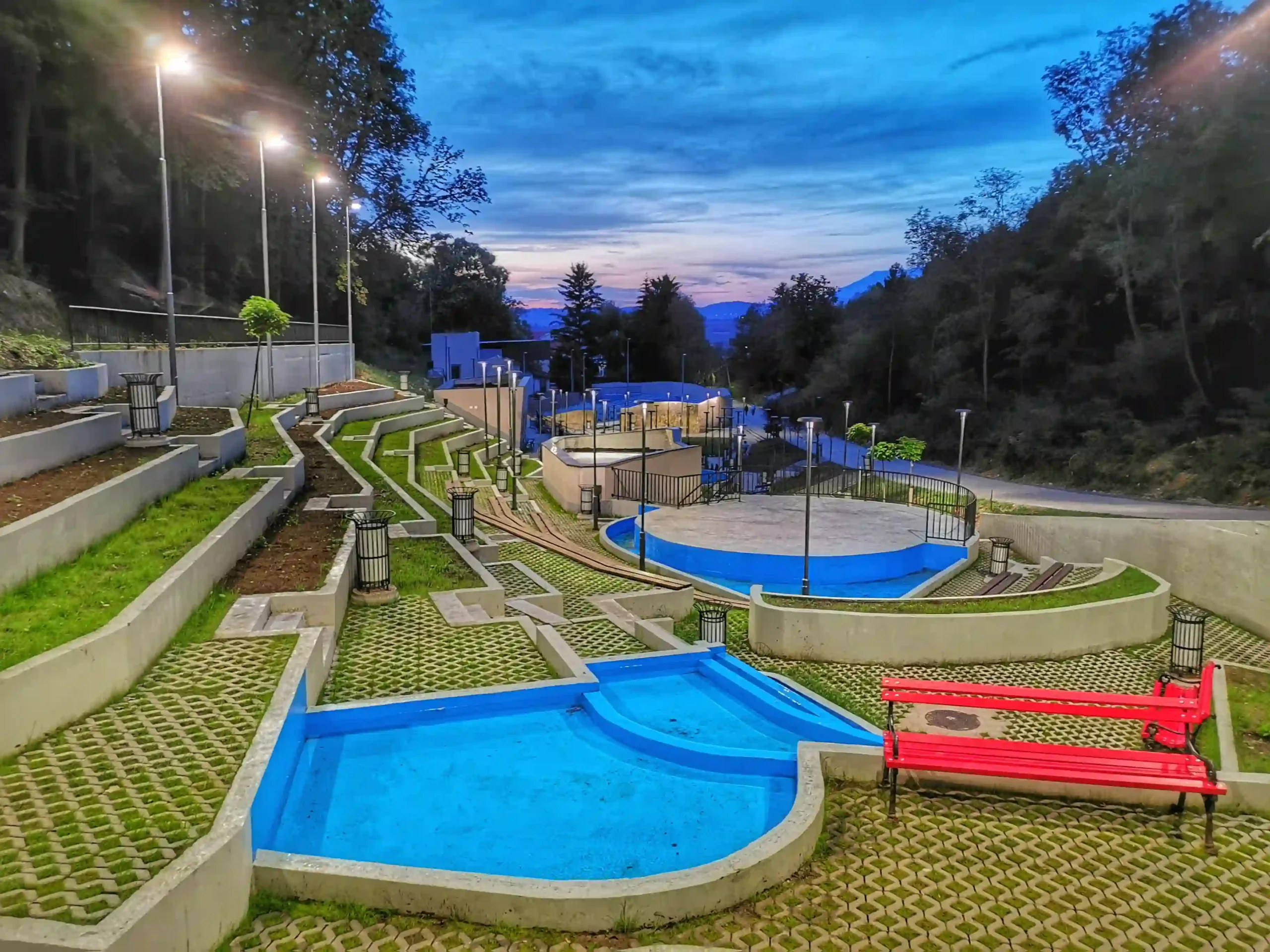 Letnja pozornica u Sokobanji pred večernji program